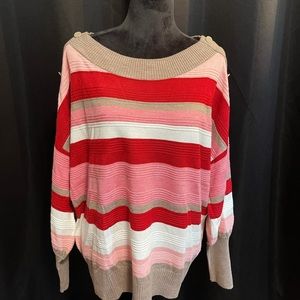 NY&CO Multicolored Long Sleeve Sweater